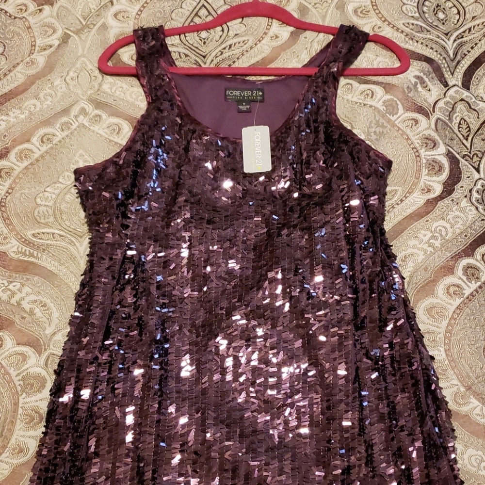 Forever 21 Purple Sequin Dress